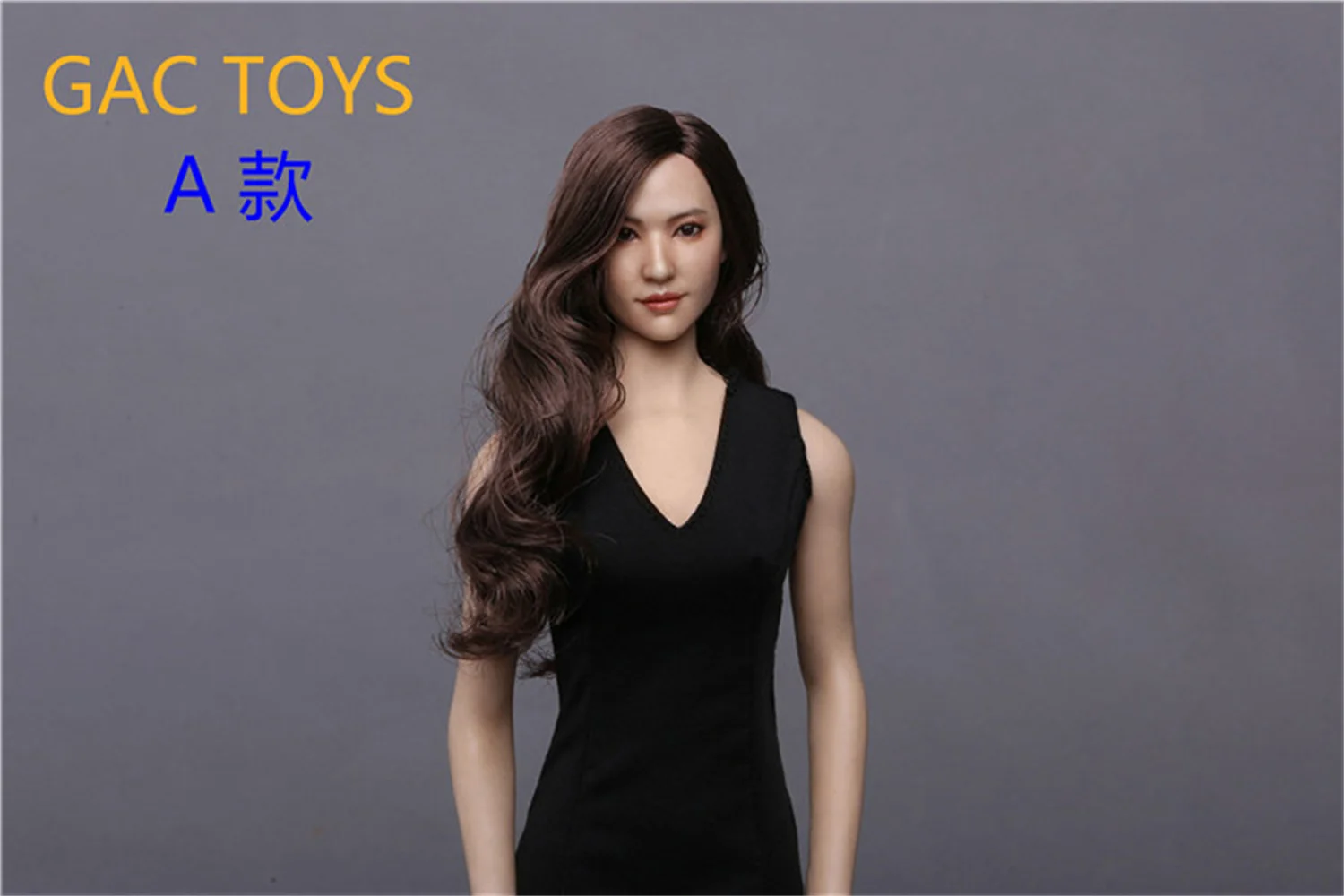 

GACTOYS GC015 1/6 Scale Head Sculpt Asian Crystal Liu リウ・イーフェイ 유역비 Female Long Curls Hair for 12'' Girl Action Figure Toys