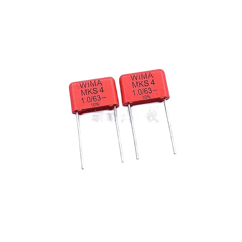 

10PCS/WIMA 63V 105 1UF 63V 1.0UF MKS4 Pin Distance 10mm Film Capacitor