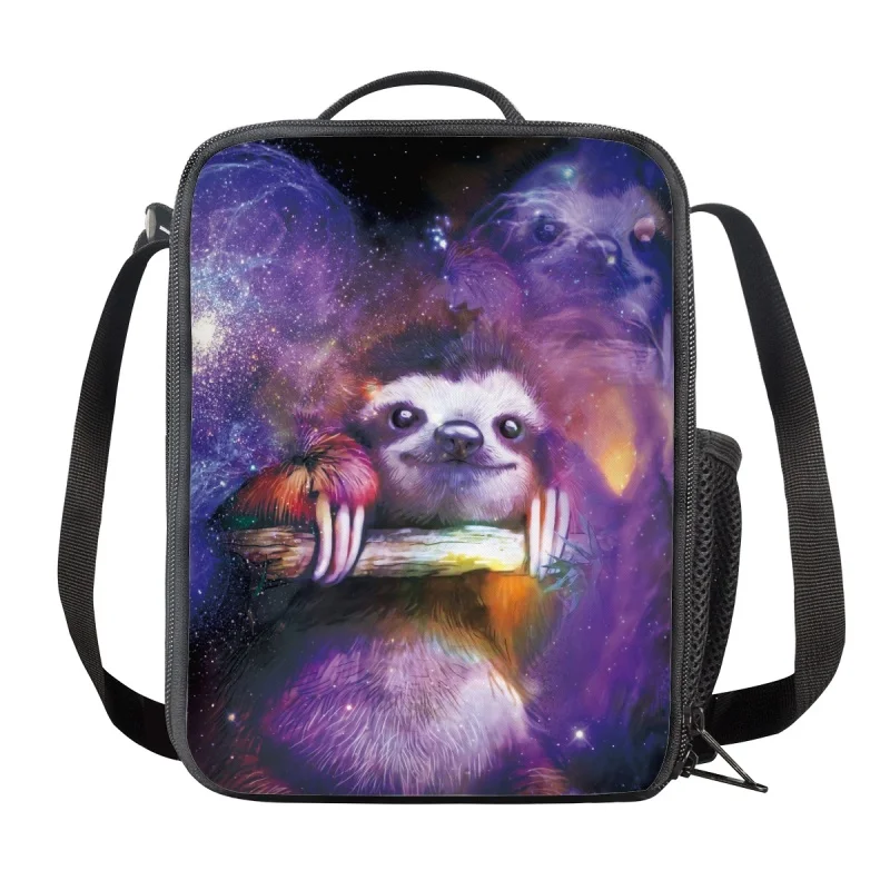 

Yikeluo сумки с принтом ленивого животного для подростков, сумка-мессенджер, повседневная сумка через плечо для девочек и мальчиков, Студенческая сумка через плечо