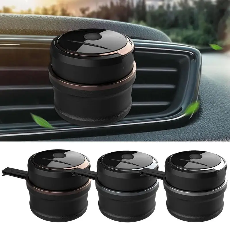 

Universal Auto Car Ashtray Car Air Vents Hanging Ashtray With Cup Holder Automatic Ash Trays With LED Light For Car Home Office