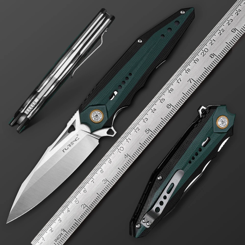 NEWOOTZ VG10 стальной складной нож карманный G10 рукоятка EDC Дикая Охота Выживание на