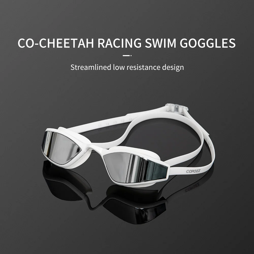 Copozz Professional Adult Swimming Goggles UV Protection Adjustable Eyewear to Swim HD Anti-Fog Swimming Glasses For Men Women