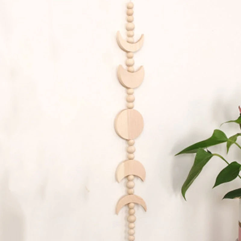 Лунная гирлянда из дерева Boho