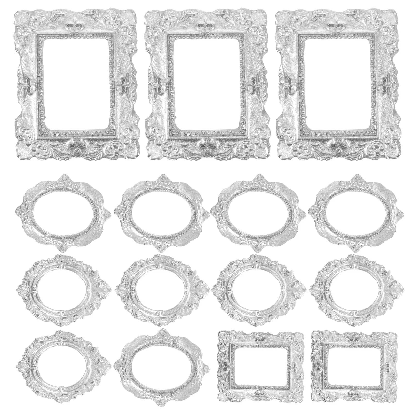 15 шт. аксессуары для масляной рамки мини-винтажные фоторамки из смолы ретро-декор