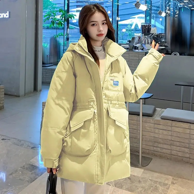 New Winter Women's Cold Coat Parkas Super Hot Jackets Warm Snow Outerwear Maternity Cotton Jacket Oversize Korean Fashion