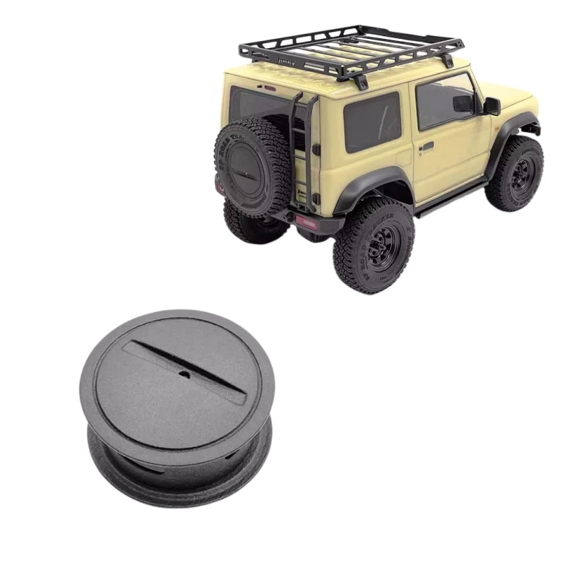 

Simulation Spare Wheel Hub for 1:10 Rc Rock Crawlers Car MST J4 Jimny Body Shell DIy Upgrades