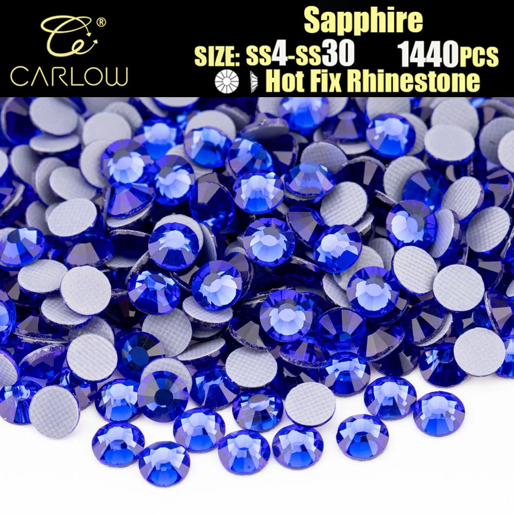 CARLOW высококачественное сапфировое стекло плоская задняя часть камни горячей