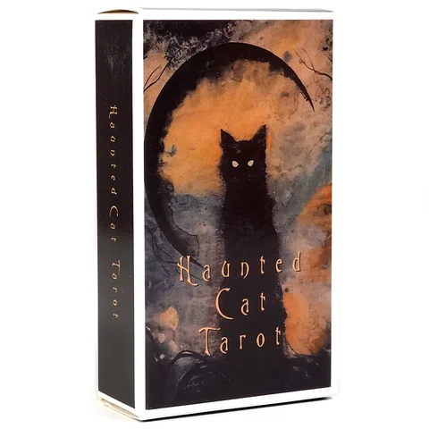10,3*6 см колода Таро с кошкой с привидениями-78 карт колода Таро с оригинальным суперреалистичным и фэнтезийным котом