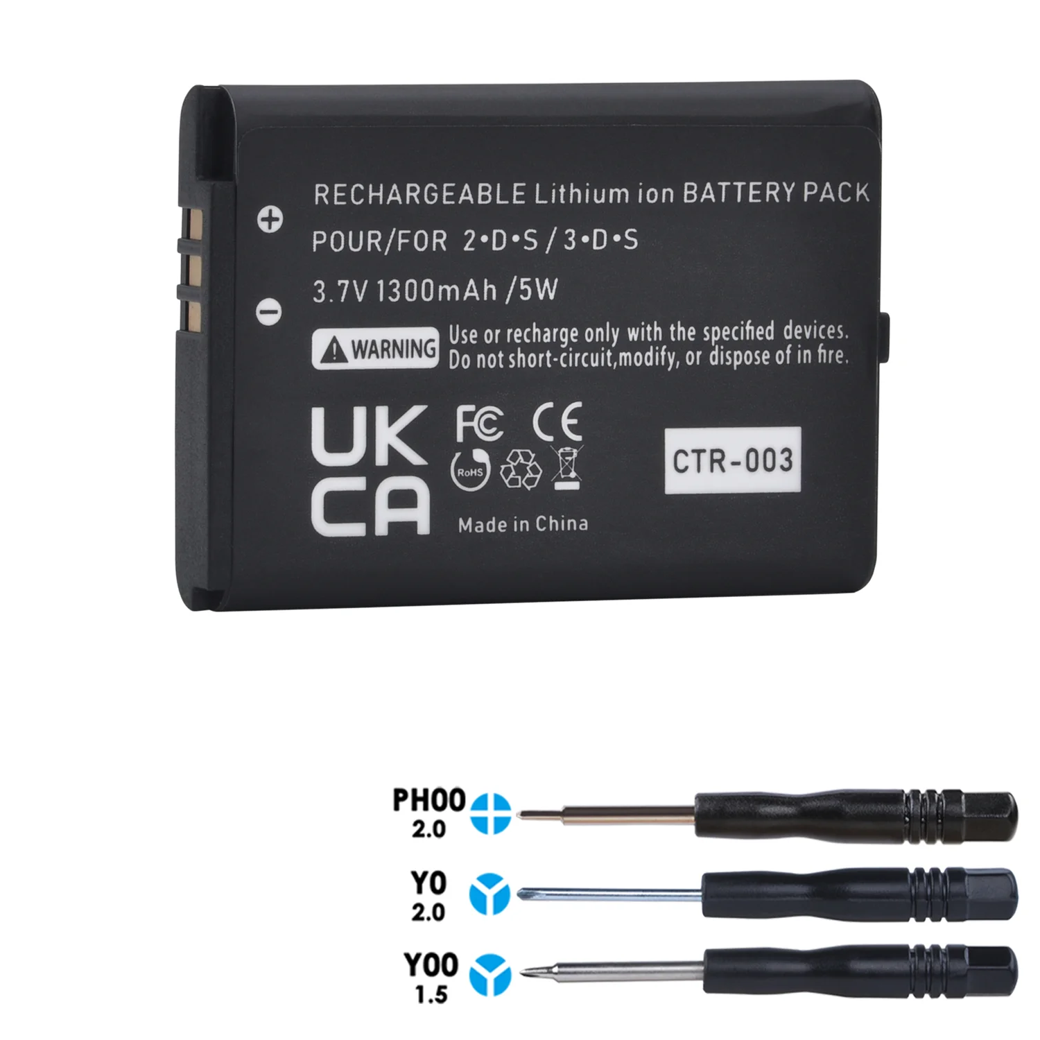 

NS Nintendo 2DS 3DS CTR003 1300mAh аккумуляторная замена CTR-003 (не доступна для новых 3DS)