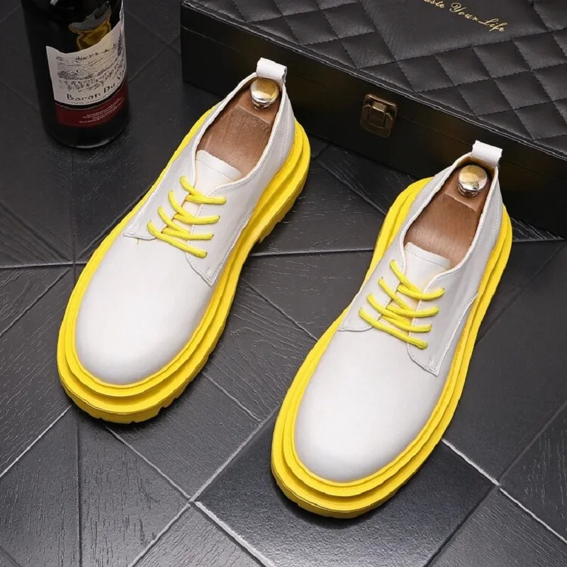 Мужские повседневные туфли уличные модные лоферы спортивная обувь белые A6