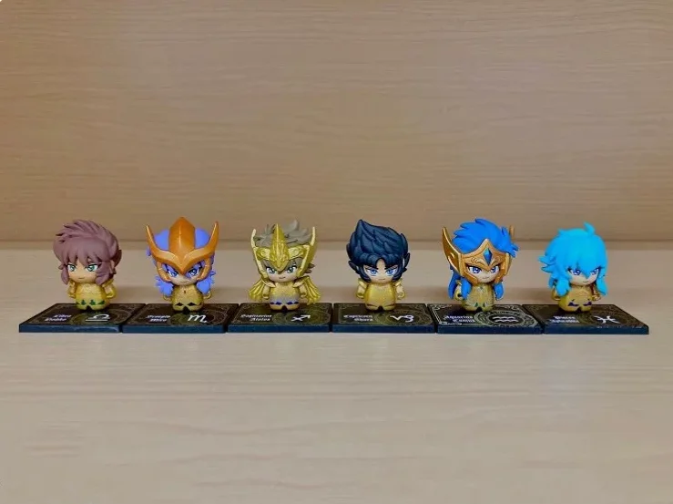 Коллекционная фигурка Bandai Saint Seiya Gold Saint Chibi Series 02 Gold Zodiac, украшение для рабочего стола, для любителей аниме (art.: 3920db71c347d) - 3920db71c347d