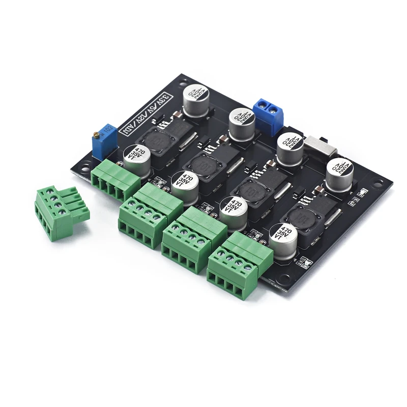 Многоканальный импульсный источник питания LM2596 3 В/5 В/12 В/ADJ Регулируемый Модуль