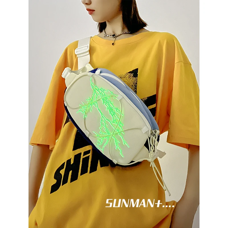 Нагрудная сумка нишевого дизайна для мужчин модная брендовая спортивная 2022