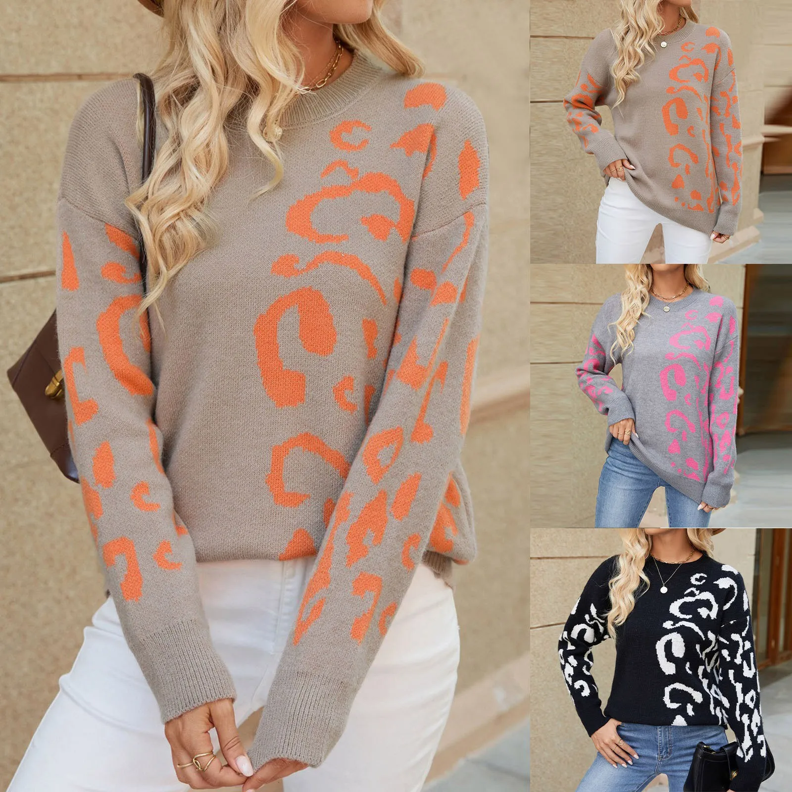 Пушистый свитер в стиле Харадзюку с надписью вязаные Джемперы хип-хоп уличная