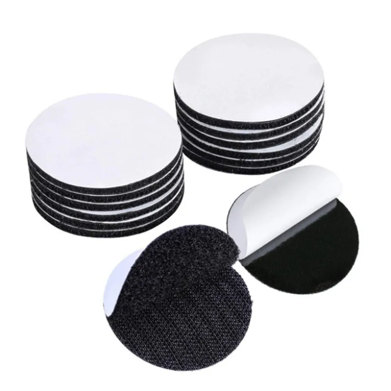 

50x50mm 60x40mm Strong Self-Adhesive Fastening Velcro Tape Sheet Sofa Paste Fixing Sticker