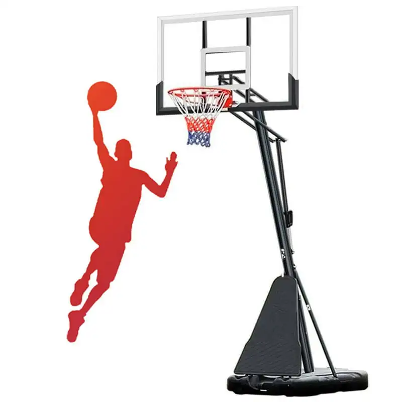 

In. Adjustable Portable Basketball Hoop System Volleyball training equipment Molten basketball size Basketball court outdoor t