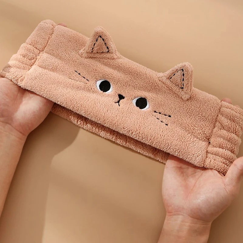 Новые повязки для волос из кораллового флиса с бантом лица женщин и девочек на