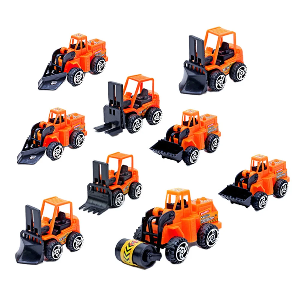 

10pcs Engineering Truck Plastic Kids Model Car Construction Truck (Random Style)