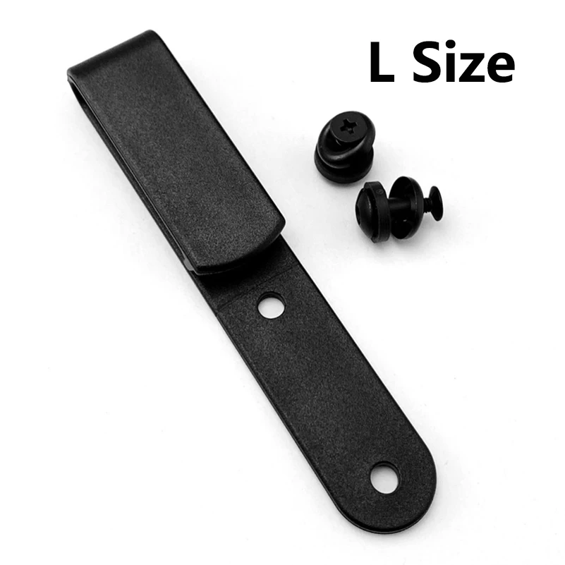 

1 Set Kydex HOLSTER Clips K Sheath Waist Clip Accessories Knife Scabbard IWB Holsters Back Pocket Clamp DIY Making Parts Screw