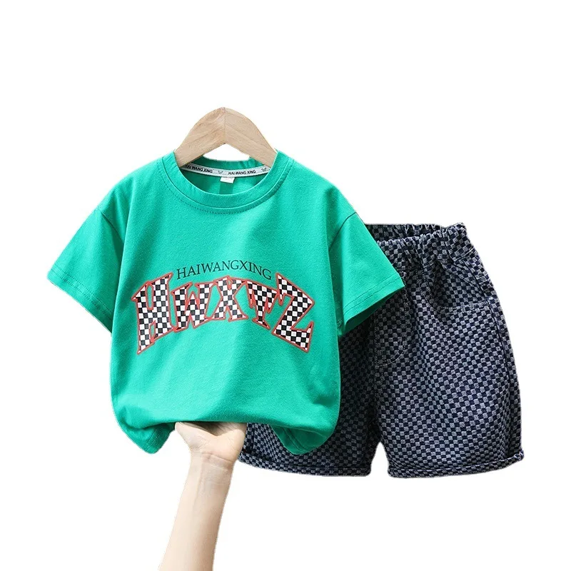 

Комплект одежды для маленьких мальчиков, модный Детский костюм, спортивные костюмы для мальчиков, детские спортивные костюмы, Мультяшные ф...