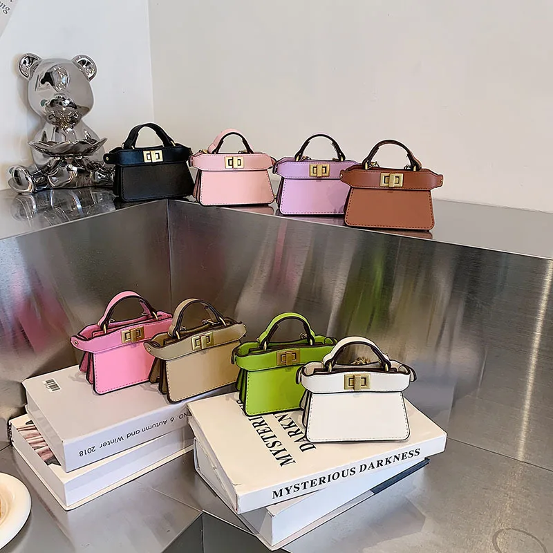 Double Sided Lock Chain Lipstick Bag Fashion Mini bag Small purse Designer Women's Bags Free Shipping Promotion