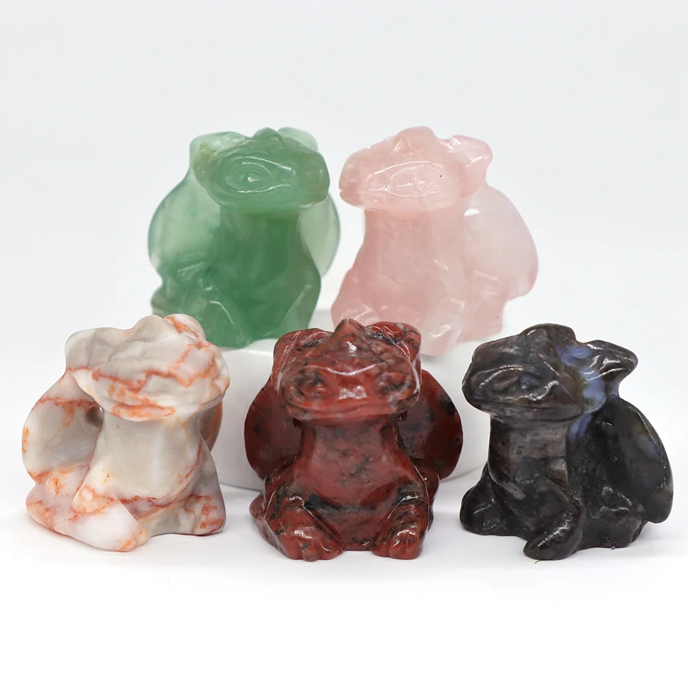 

1.2" Toothless Flying Dragon Statue Home Decoration Healing Crystal Carved Mini Animal Figurine Christmas Gifts Mineral Specimen