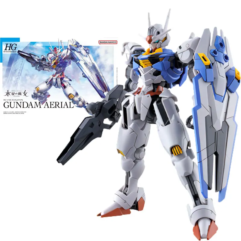 

Anime BANDAI GUNDAM AERIAL Assembly Figure Model HG 1/144 13CM Mobile Suit Gundam: The Witch From Mercury Toys For Kids Gifts