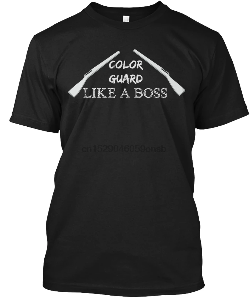 

Men T Shirt Color Guard Rifle Like A Boss! Women tshirt