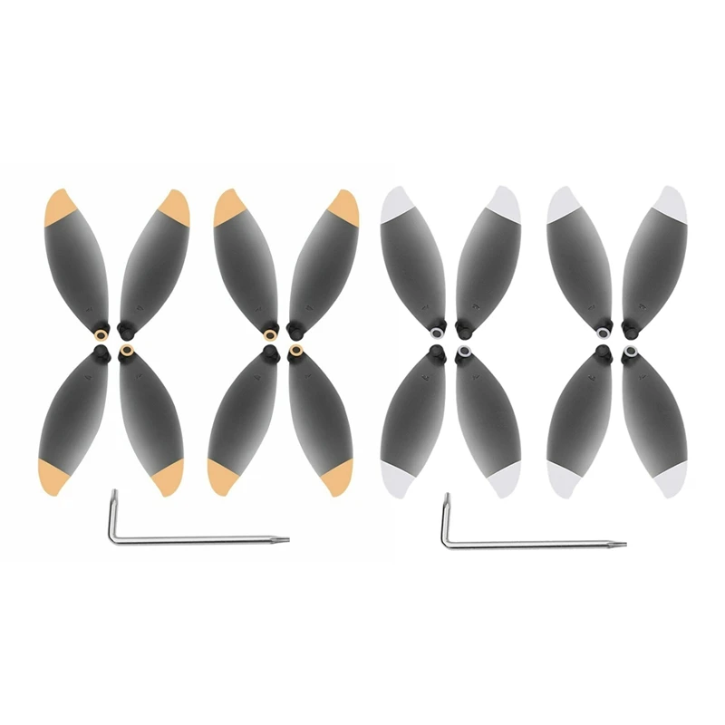 

Botique-16Pcs Propeller Props For Parrot Anafi Drone Replacement Blade Wing Fan Accessory(Black And Gold & Black And White)