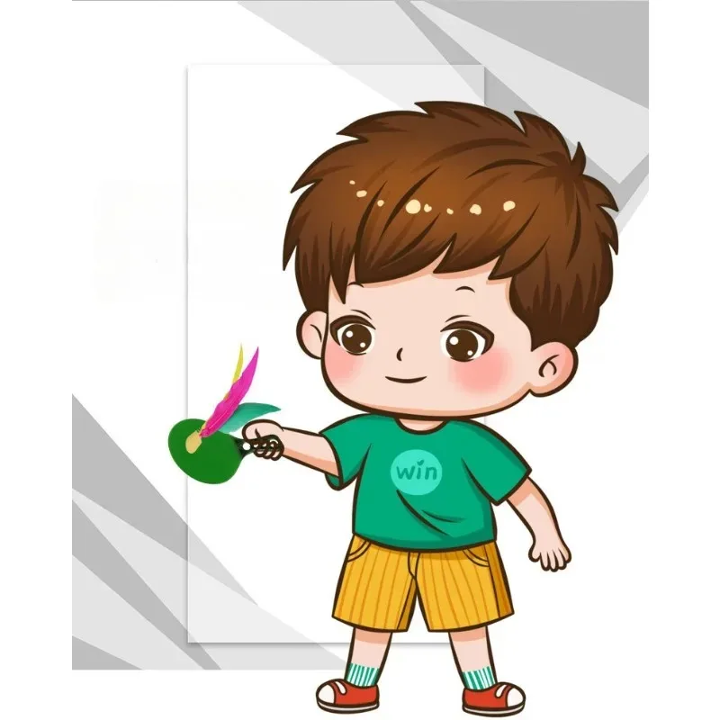 Воланчик для бадминтона доска с 5 мячиками Пляжная ракетка игр на открытом