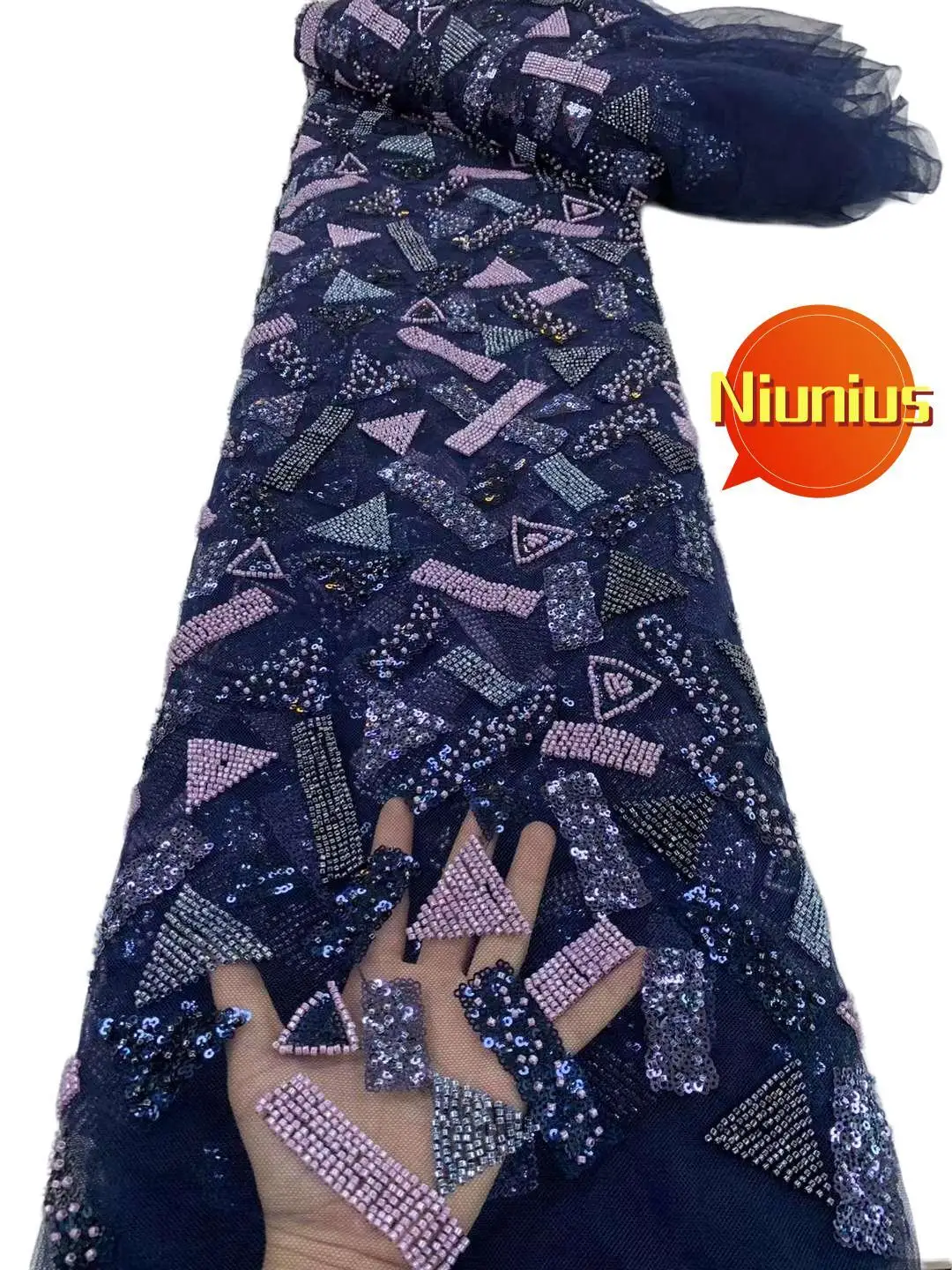 2024 Новинка 5 ярдов изящное высококачественное элегантное Тюлевое кружево с