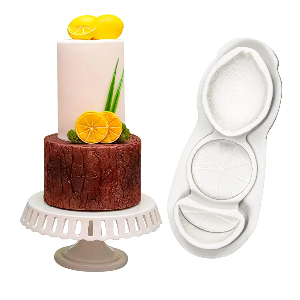 

Lemon Orange Citrus Resin Mold Silicone Kitchen Baking Tools DIY Cake Chocolate Pastry Fondant Moulds Dessert Lace Decoration