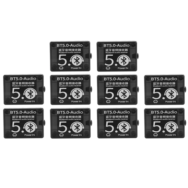 

Плата аудиоресивера 10xmini MP3 Bluetooth BT5.0, аудио декодер 5,0 без потерь, беспроводной стерео музыкальный модуль с чехлом