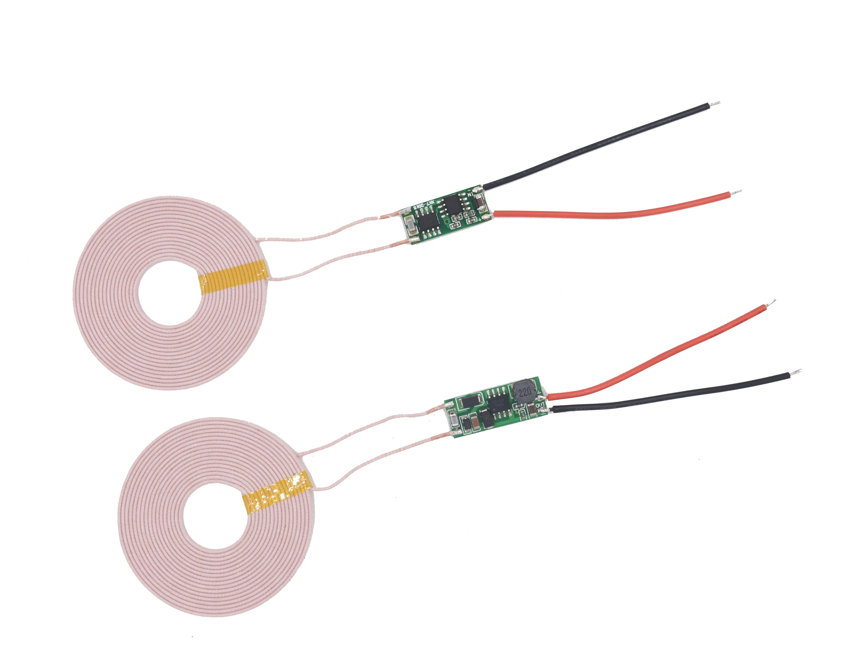 Taidacent 5V 1.5A 20mm Long Distance Wireless Charger PCB 12V Wireless Power Transmission Adapter Coil Inductive Charging Module
