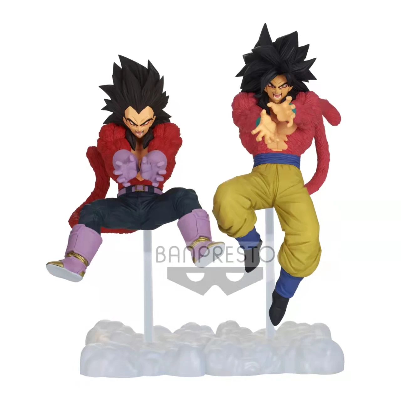Оригинальные фигурки Banpresto DBZ бойцов SSJ4 Goku Vegeta Vigeta игрушки Аниме |