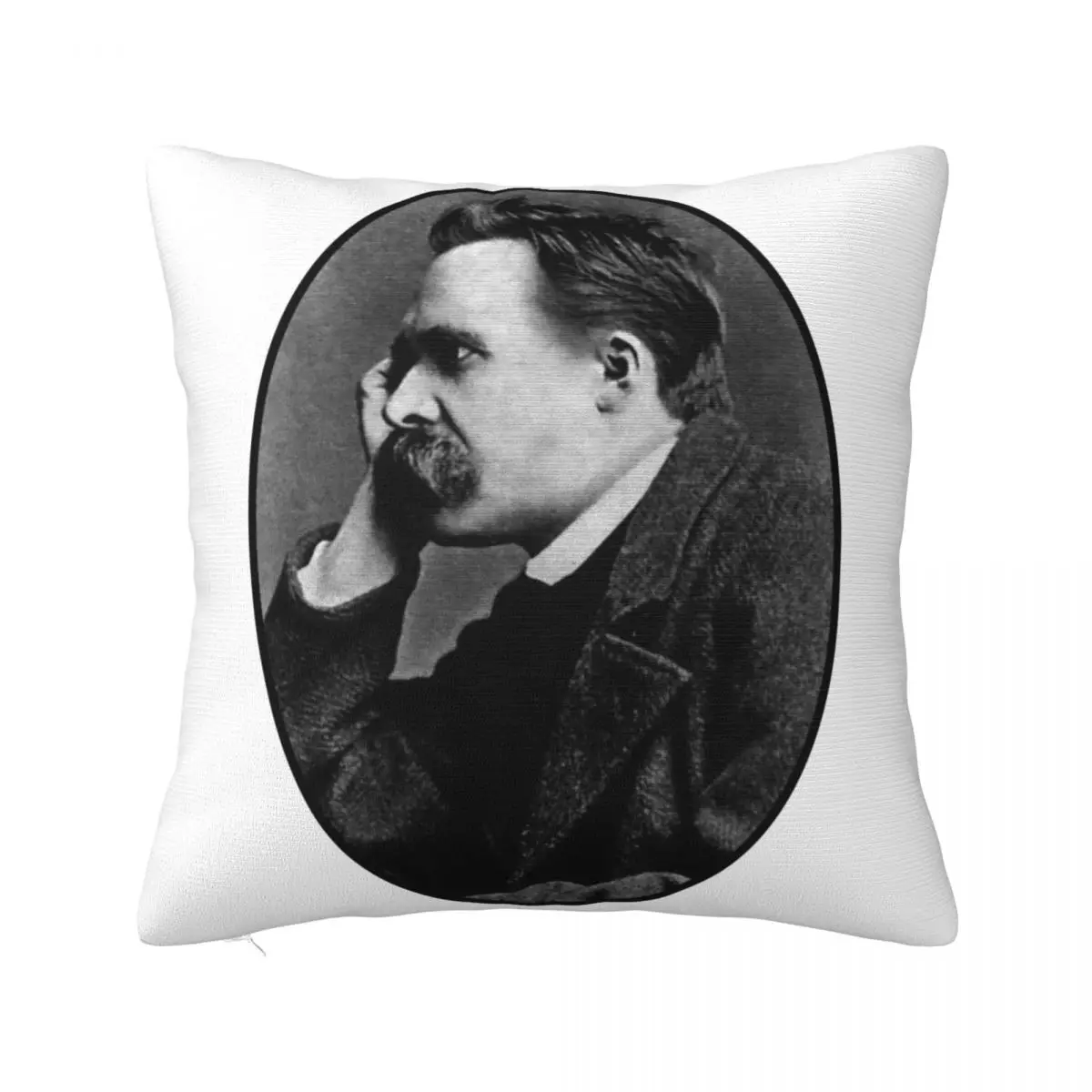 

Philosophy Pillow Case Nietzsche Summer Square Pillowcase Polyester Hugging Zipper Cover