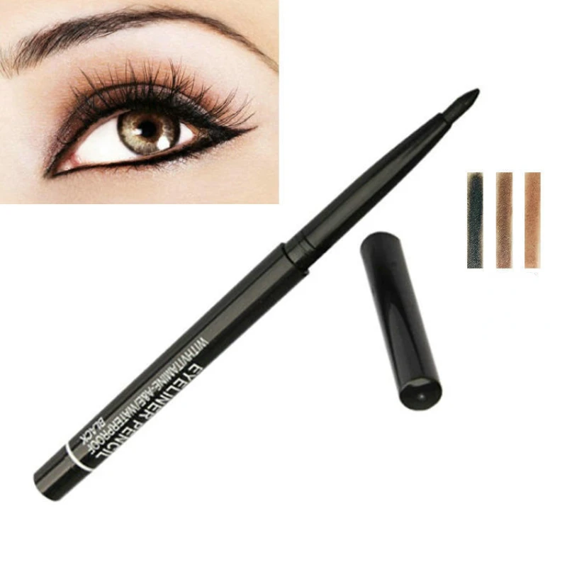 Waterproof eyeliner. Eyeliner 3d Waterproof Kiss Beauty. Какой карандаш для глаз не размазывается отзывы и фото.