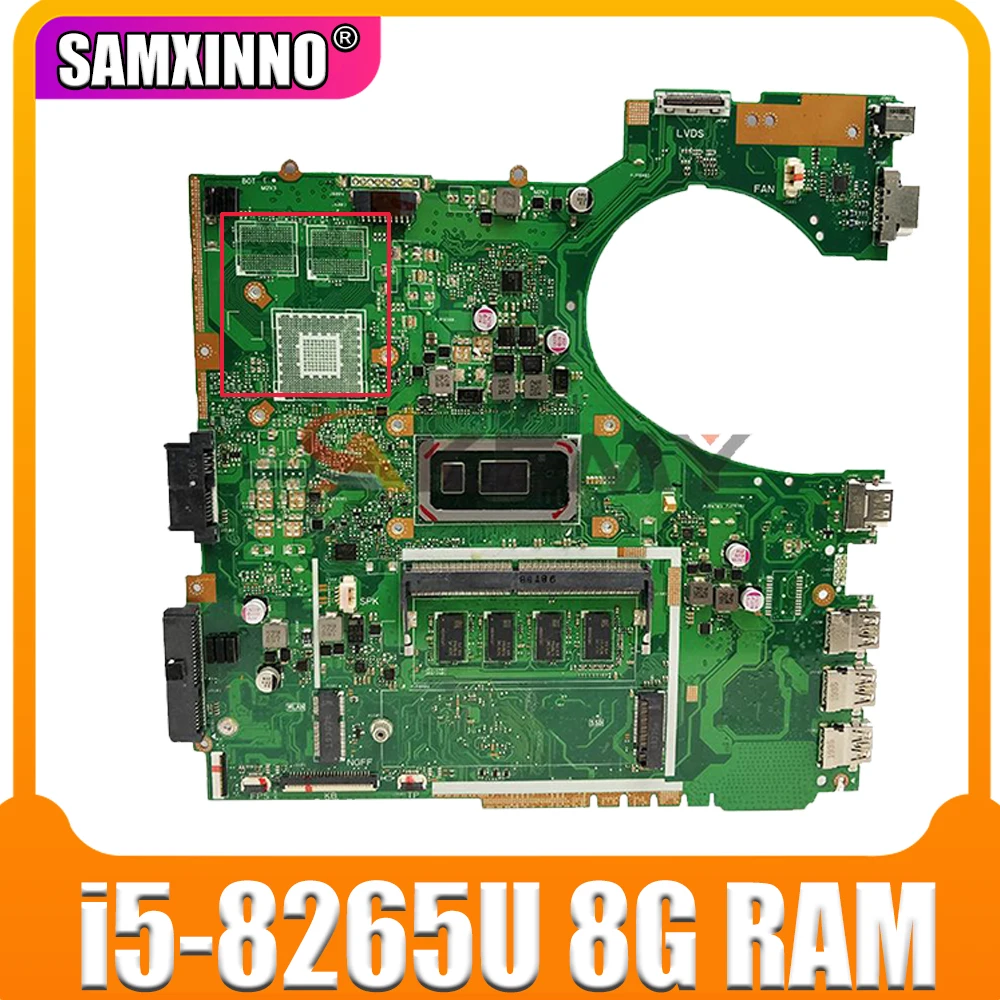 

P1440FA original mainboard P1440 P1440F P1440FA I5-8265U 8GB RAM For ASUS laptop motherboard