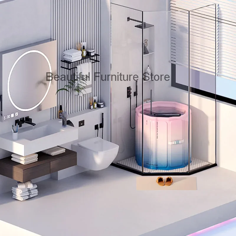 Большие ванны для взрослых и младенцев складные переносные предметы ног