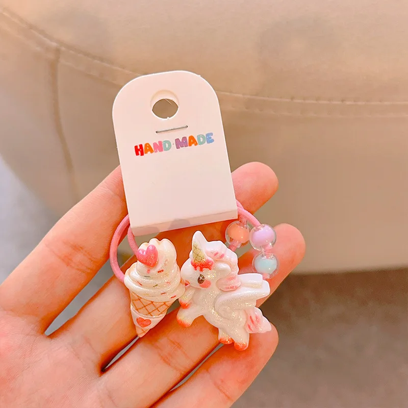 2 шт. Детские резинки для волос мороженое