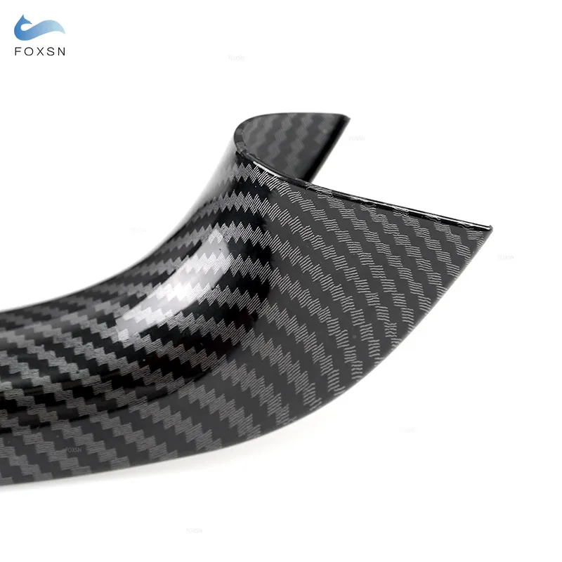 Для BMW X3 X4 G01 G02 2018-2022 2 шт. ABS карбоновая текстура внутренние дверные ручки панель