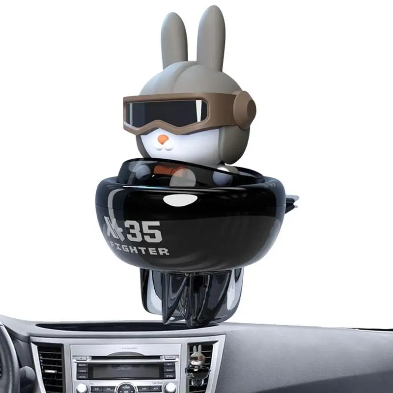 

Little Animal Air Freshener Creative Bunny Pilot Car Air Freshener Car Diffuser Automotive Air Fresheners Car Accessories