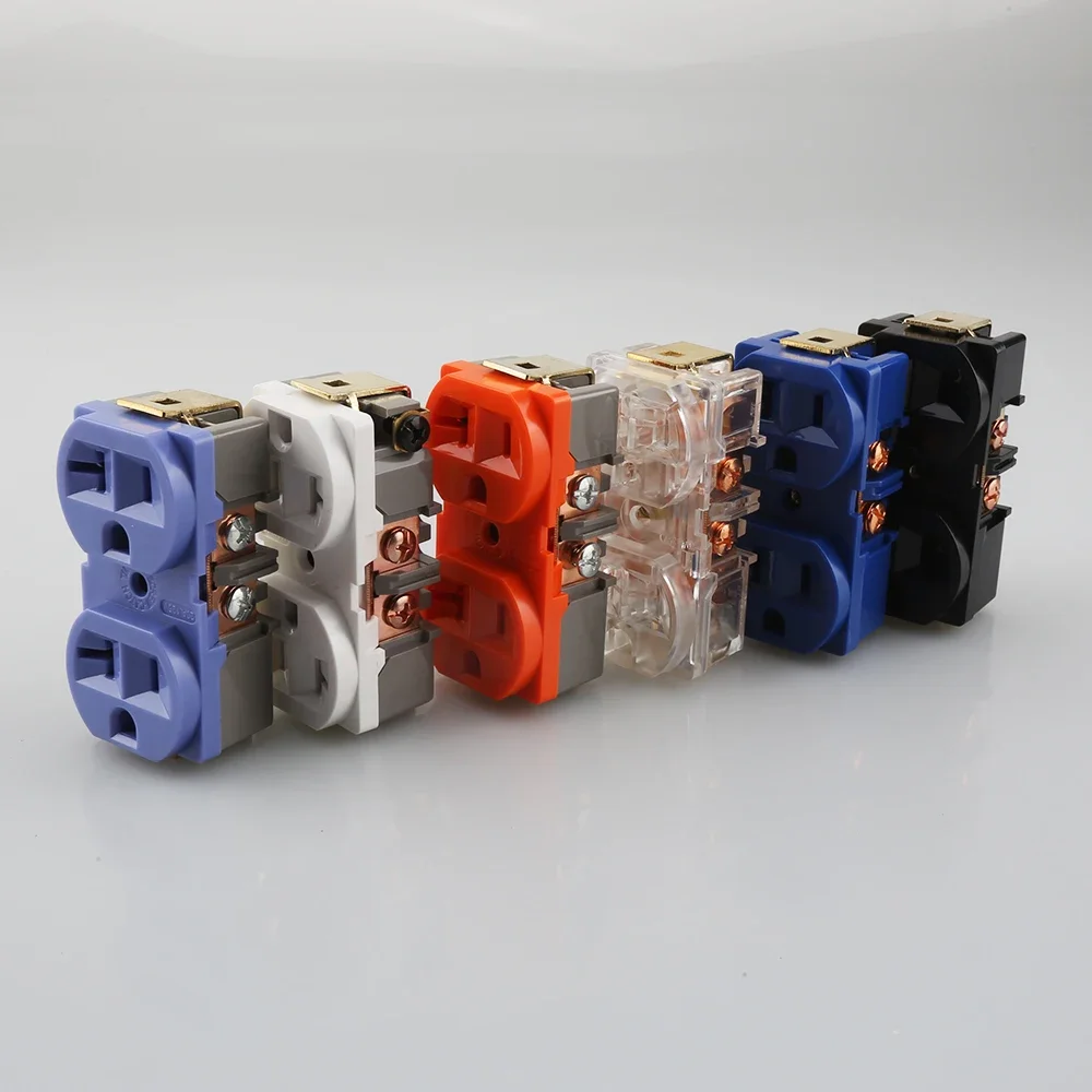 2 шт./4 шт. Audiocrast США дуплексные розетки переменного тока настенная розетка