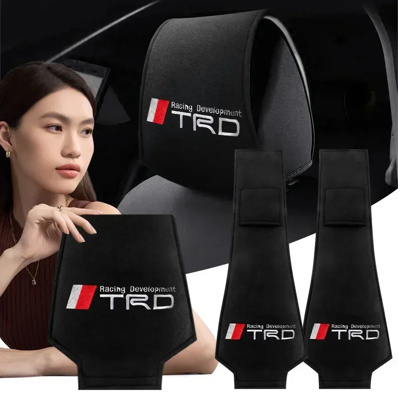 Новый Rav4 Yaris хит продаж для Toyota TRD 1/2 шт. чехол на подголовник автомобиля подушка