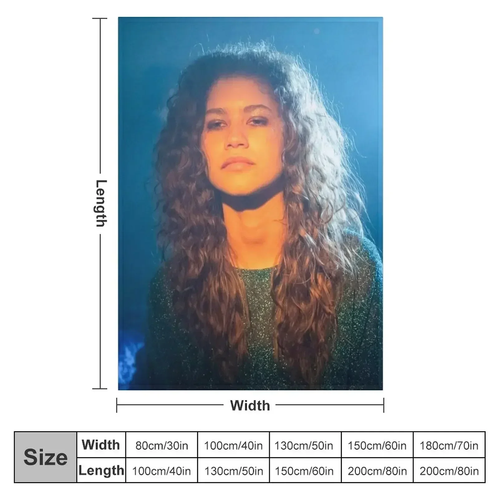 Rue Bennett Dazed Euphoria Scene пледы одеяла для кровати термоодеяло декоративные кроватей