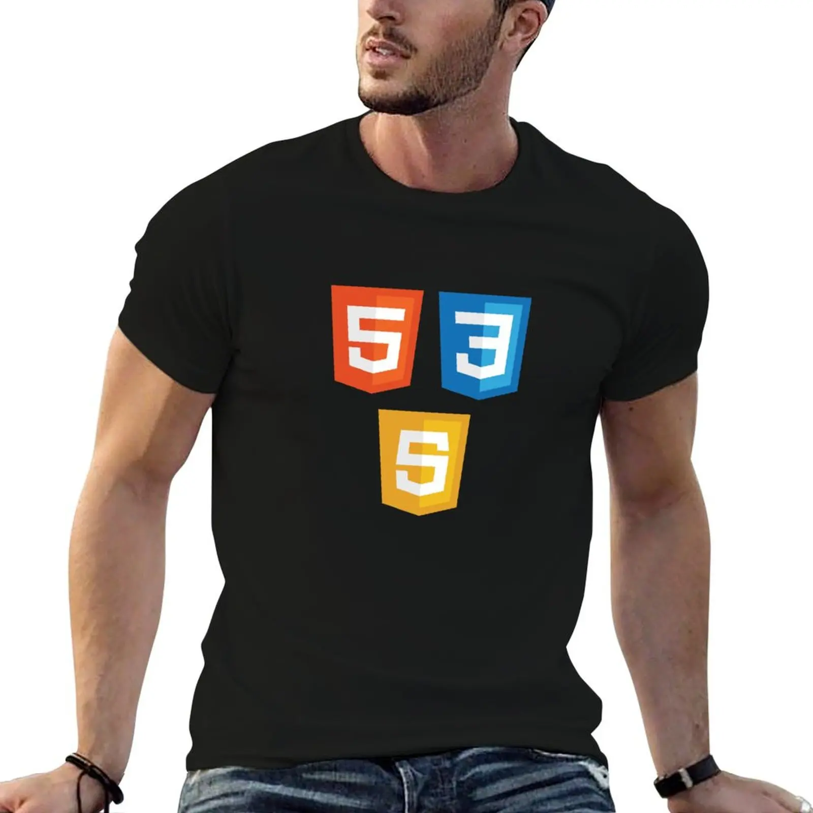 Футболка Html Css Javascript возвышенная для мальчика футболки необходимая футболка