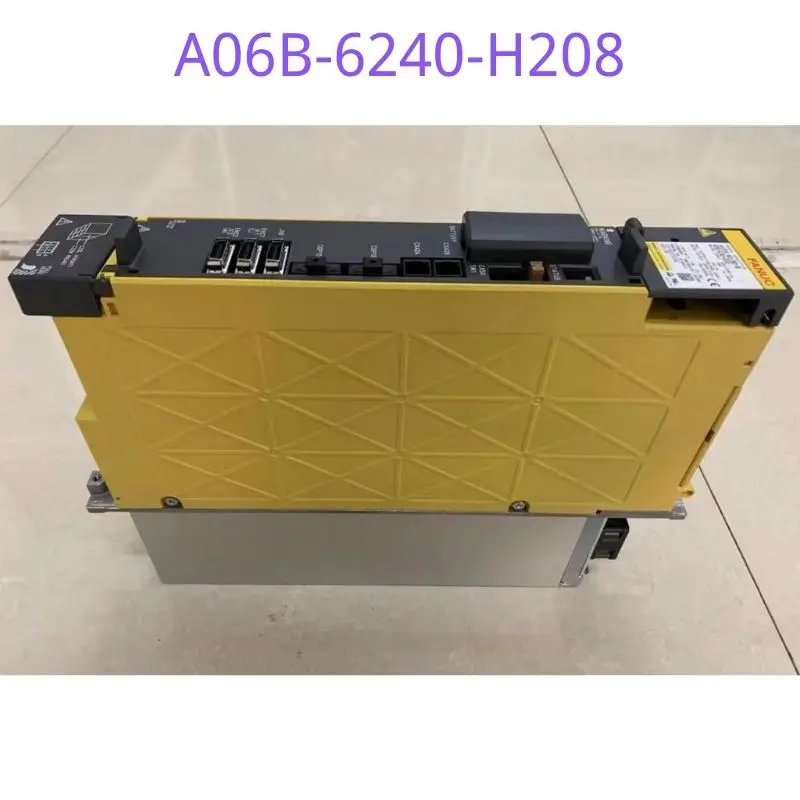 Фото Высококачественный бывший в употреблении сервопривод FANUC A06B-6240-H208 A06B 6240 H208, модуль усилителя, протестирован, в порядке. №1