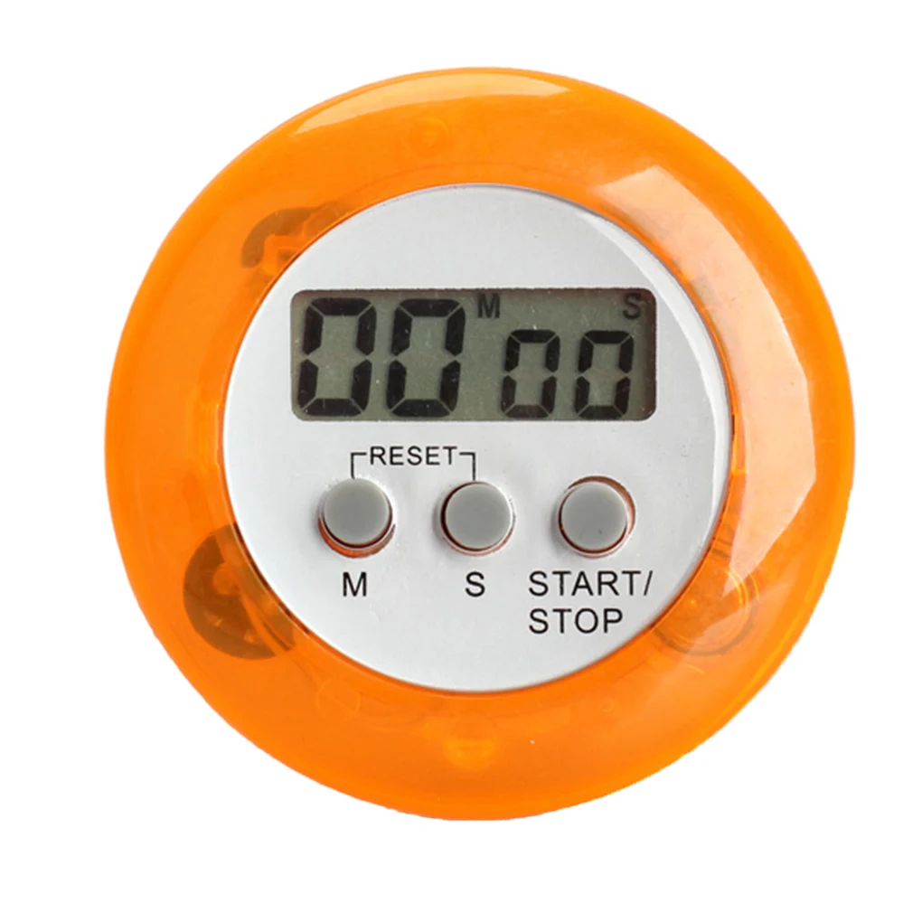 

LCD Digital Kitchen Calculagraph Countdown Magnetic Timer Back Stand Cooking Time Count UP Alarm Clock
