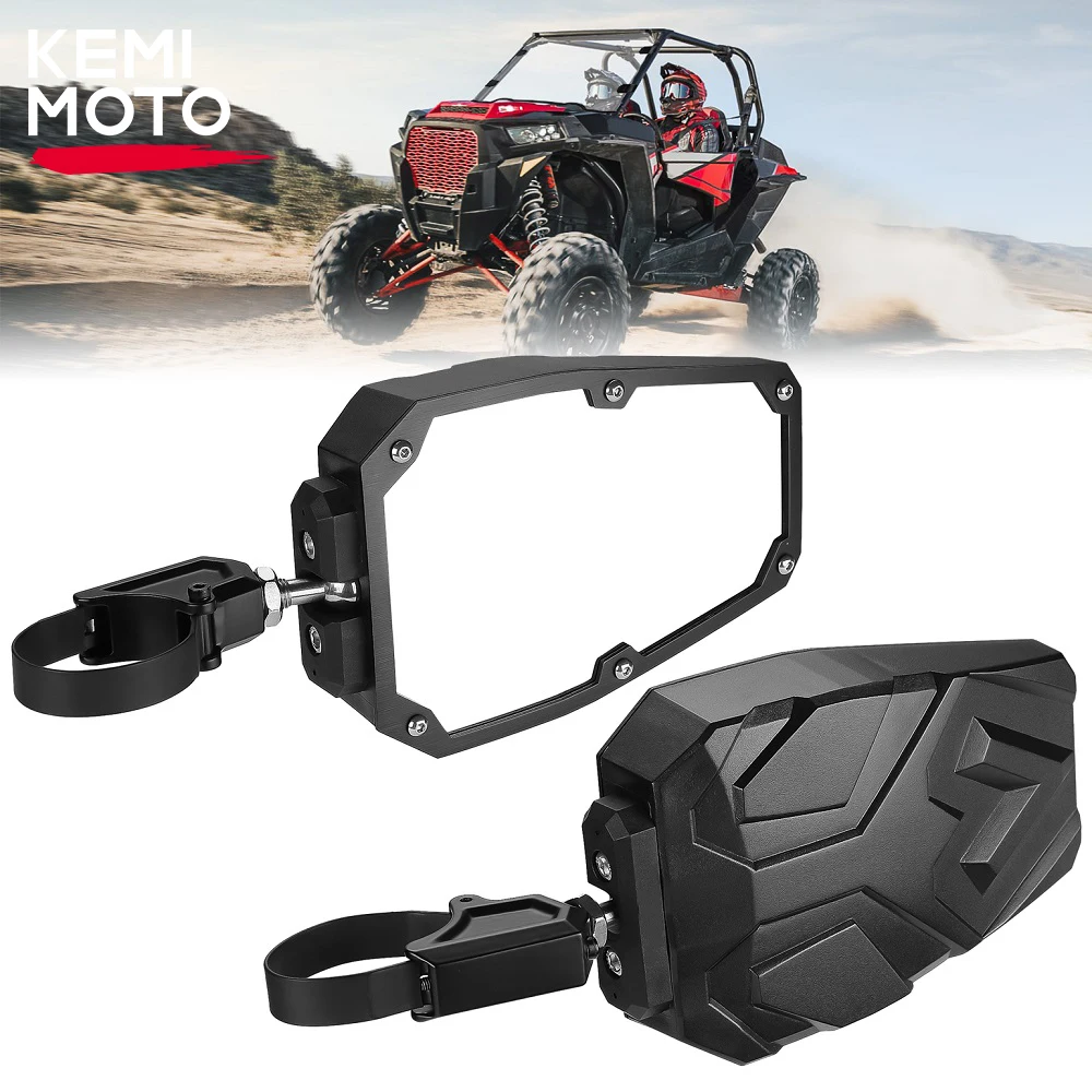 

KEMIMOTO 1,5-1,875 "UTV боковые зеркала заднего вида, совместимые с Polaris RZR 1000 для Can-am Maverick X3 для Cfmoto для John Deere