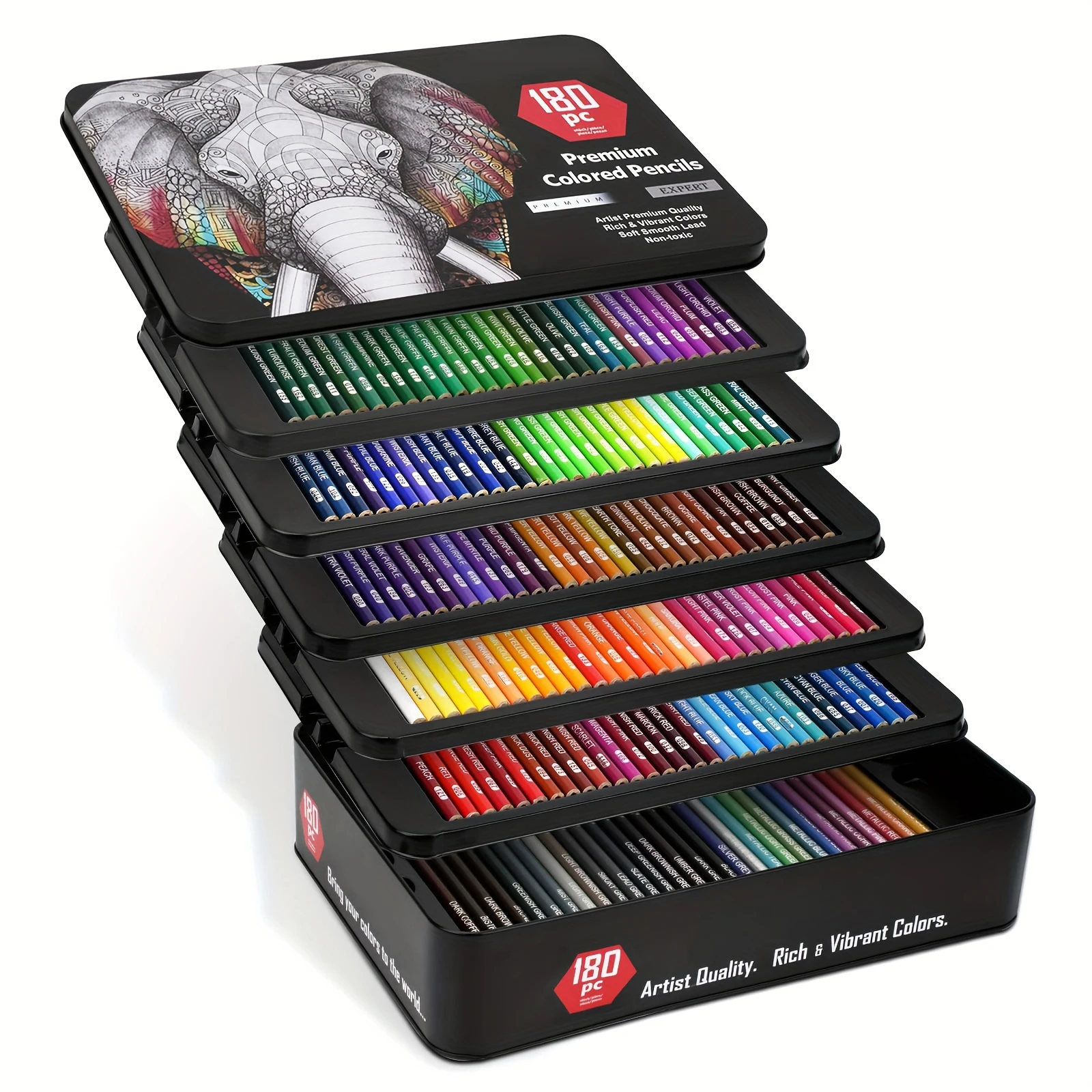 

Набор цветных карандашей 180 шт.